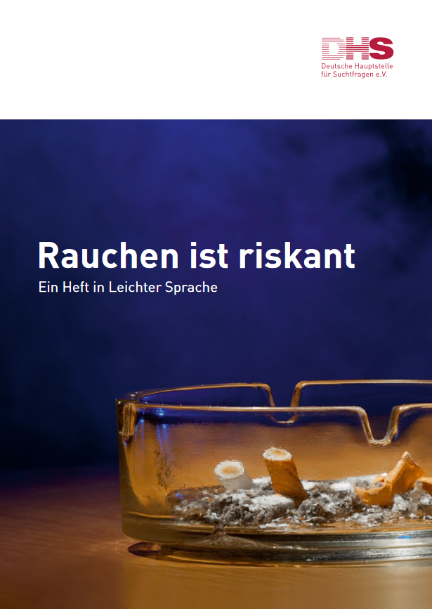 Titel-Seite: Rauchen ist riskant