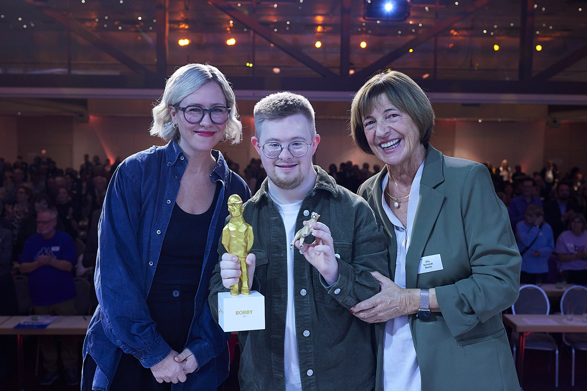 Die Geschwister Mewes bei der BOBBY-Verleihung 2025.