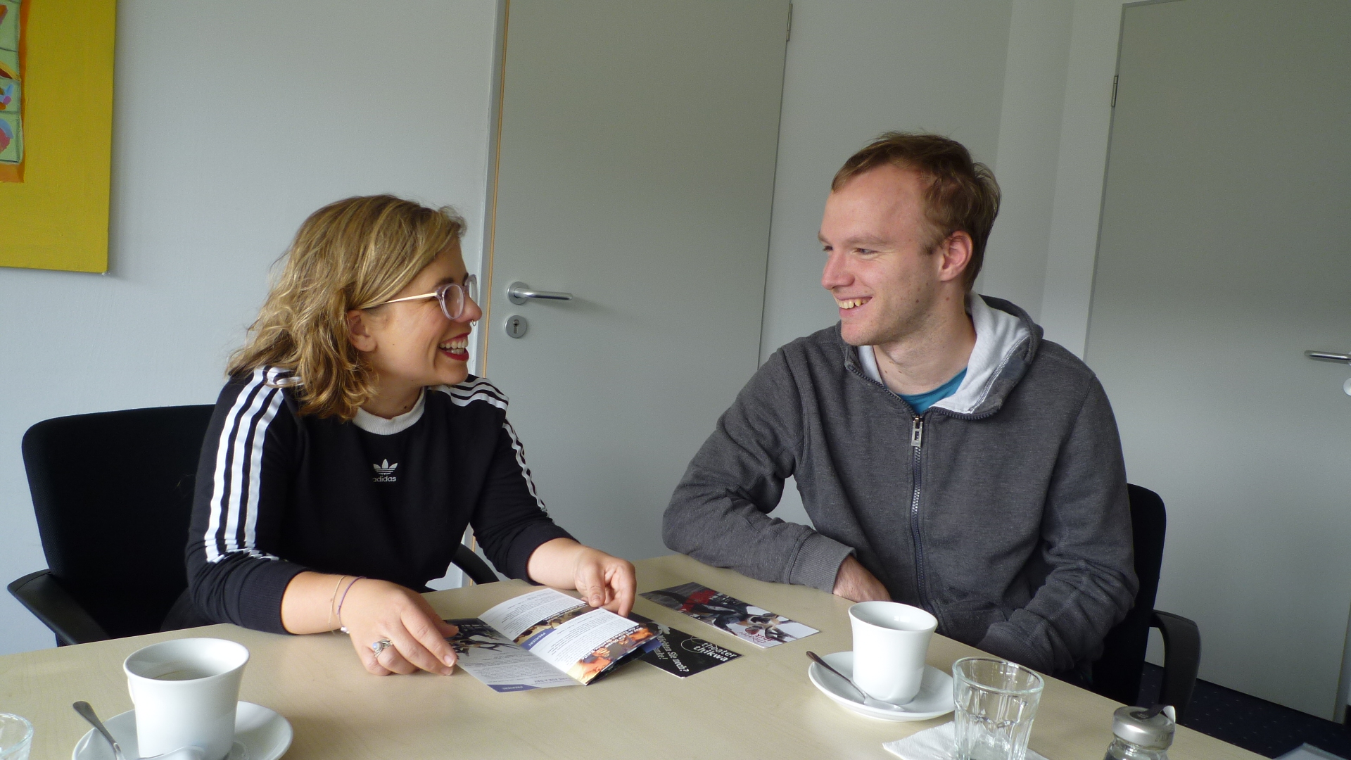 Berliner Gespraech Ninia LaGrande Ninia LaGrande und Tobias Brunwinkel entdeckten im Interview viele Gemeinsamkeiten.
