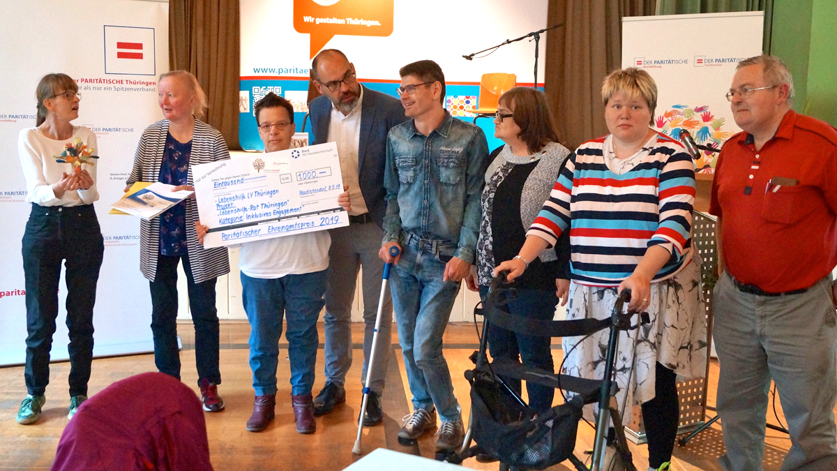 Ehrenamtspreis für den Lebenshilfe-Rat Ehrenamtspreis für den Lebenshilfe-Rat