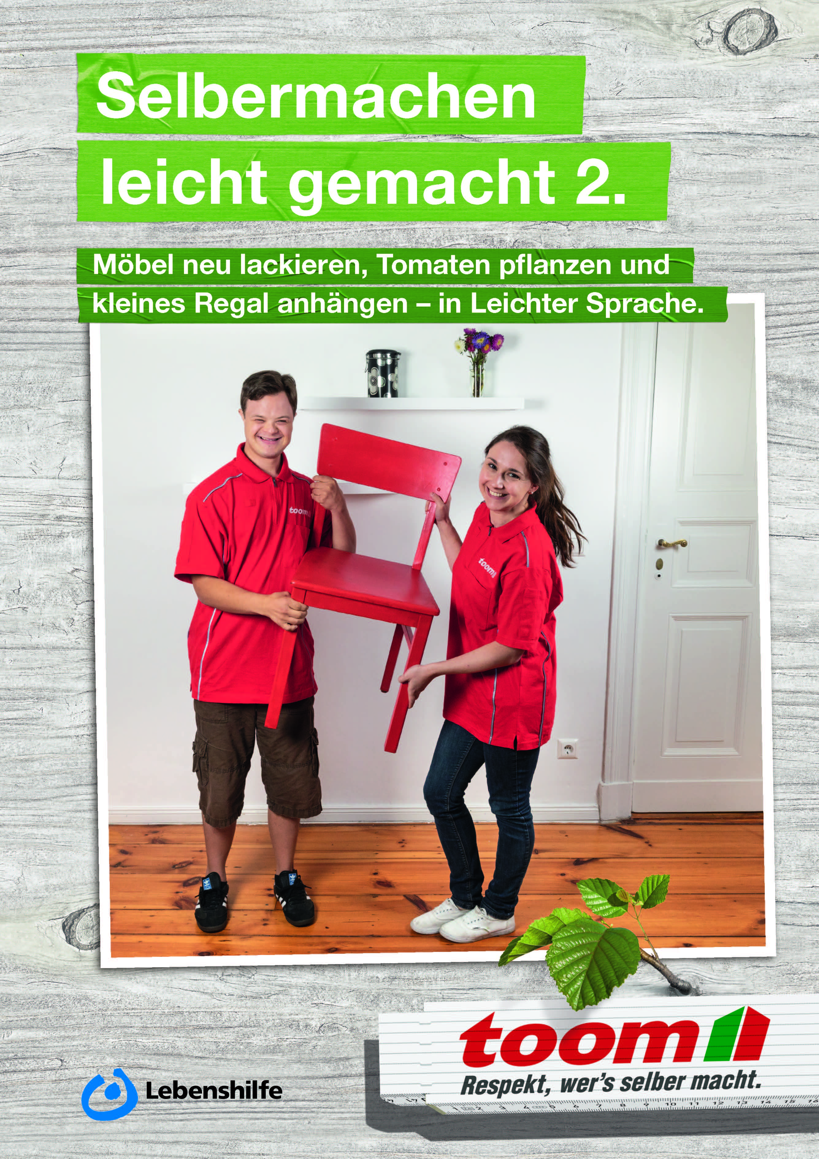 Cover Selbermachen leicht gemacht 2 Das Cover der Broschüre "Selbermachen leicht gemacht 2" ist abgebildet.