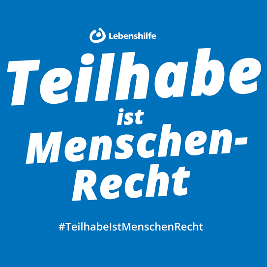 Logo der Kampagne der Lebenshilfe.
