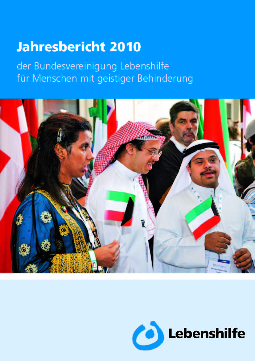 Titelseite des Jahresberichts 2010
