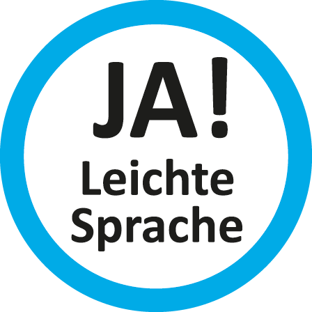 Leichte-Sprache-Bild von Reinhild Kassing zum Begriff "Ja! Leichte Sprache""