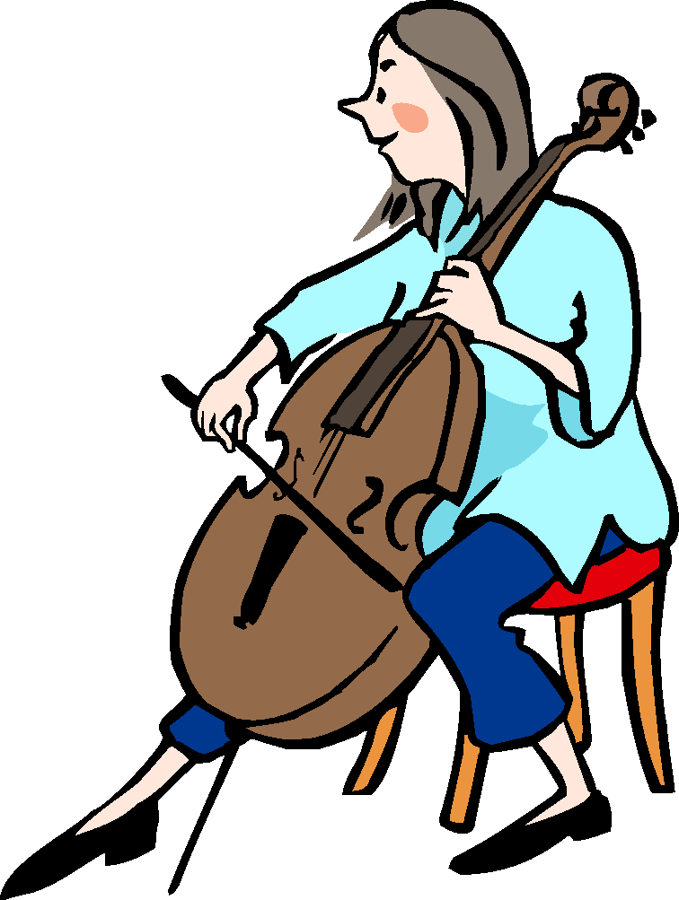 Eine Frau spielt Cello