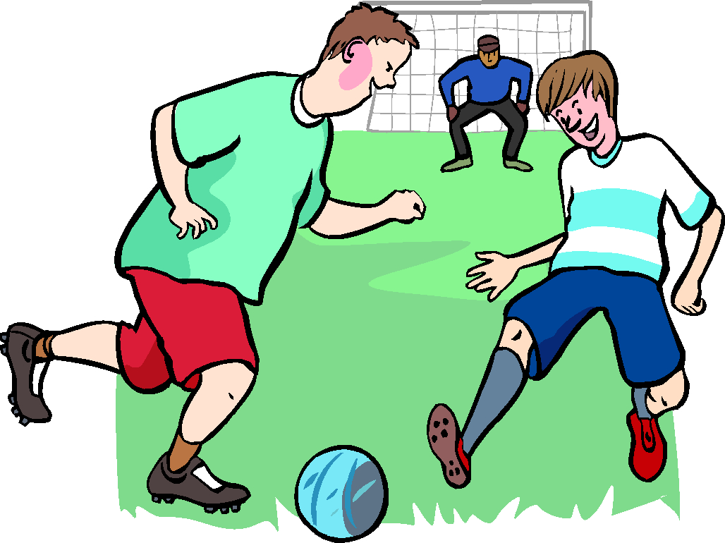 Männer spielen Fußball. Männer spielen Fußball.