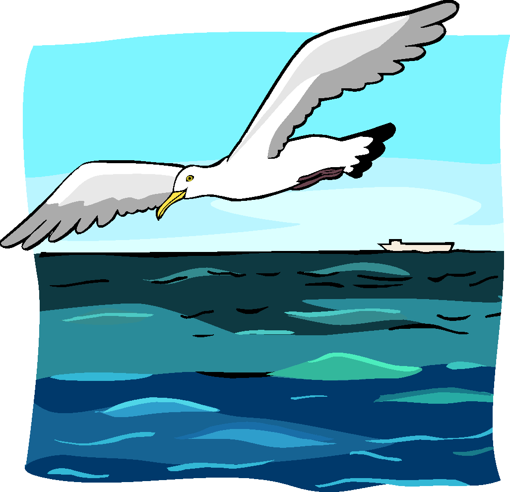 Viele Wind-Räder stehen am Meer. 
