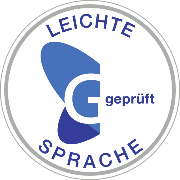 Abbildung Qualitätssiegel Lebenshilfe Gesellschaft für Leichte Sprache