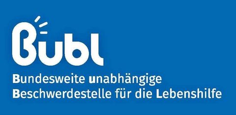 Logo Bubl - unabhängige Beschwerdestelle für die Lebenshilfe Logo von Bubl - der unabhängigen Beschwerdestelle für die Lebenshilfe