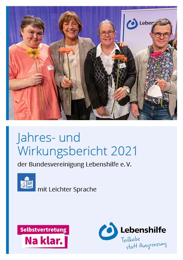 Deckblatt Jahres- und Wirkungsbericht 2021