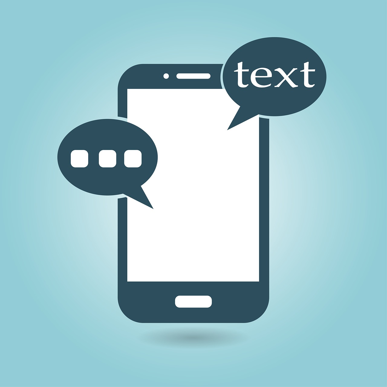 SMS Abbildung eines Handys zum Schreiben einer SMS