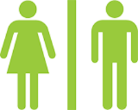 Piktogramm WC, © Wikipedia Piktogramm WC, © Wikipedia
