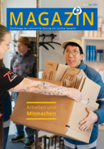 Tielebild Magazin in leichter Sprache 2025 Heft 2, Arbeiten und Mitmachen