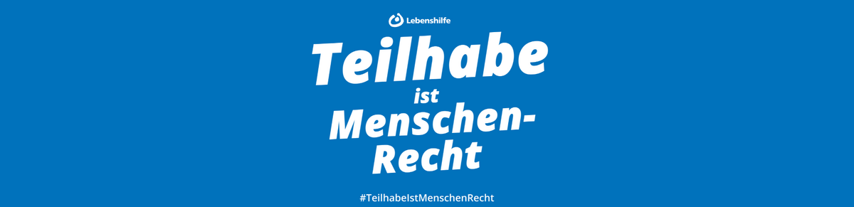 Logo der Kampagne der Lebenshilfe.