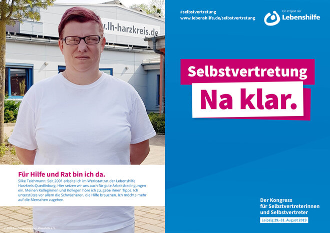 Motiv Silke Teichmann Selbstvertreter-Kampagne