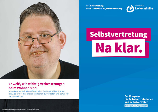 Motiv Klaus Lormes Selbstvertreter-Kampagne