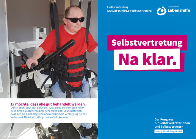 Motiv Ullrich Stiehl Selbstvertreter-Kampagne