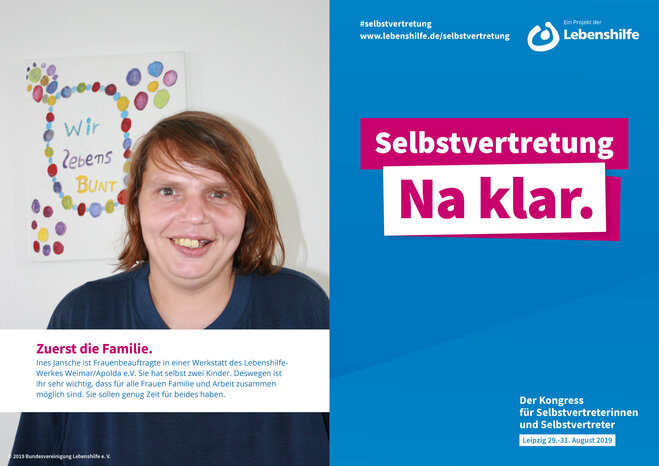 Motiv Ines Jansche Selbstvertreter-Kampagne