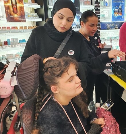 Impression von der Sephora/Lebenshilfe Class for Confidence in Hamburg am 14.1.2025