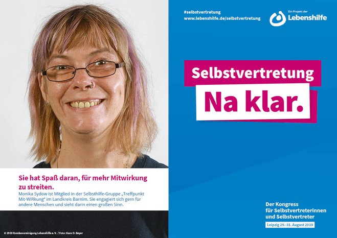 Motiv Monika Sydow Selbstvertreter-Kampagne