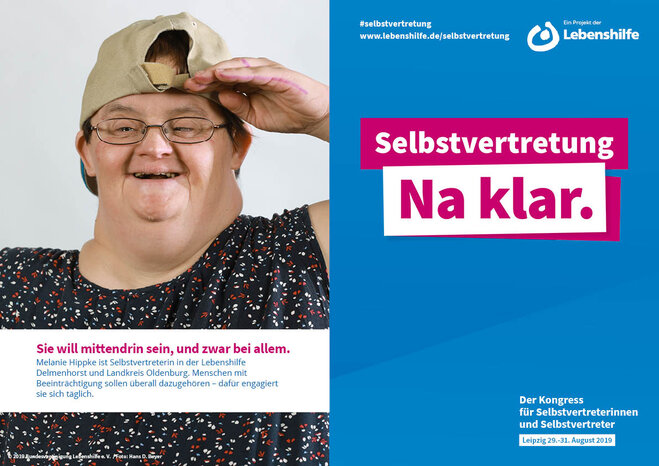 Motiv Melanie Hippke Selbstvertreter-Kampagne