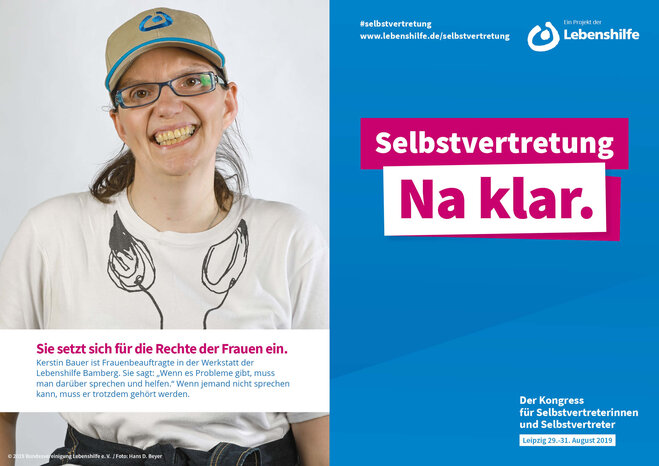 Motiv Kerstin Bauer Selbstvertreter-Kampagne