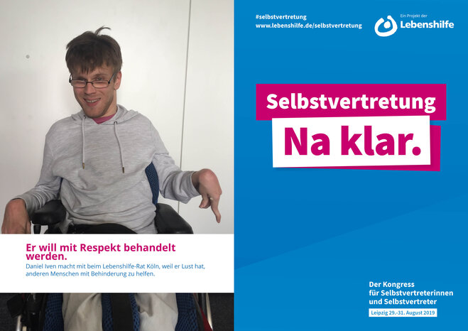 Motiv Daniel Iven Selbstvertreter-Kampagne