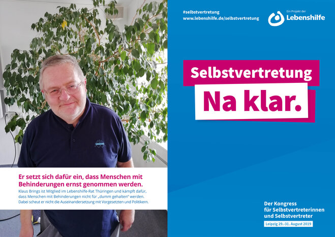 Motiv Klaus Brings Selbstvertreter-Kampagne