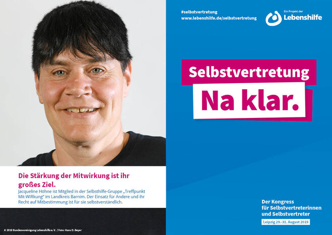 Motiv Jacqueline Höhne Selbstvertreter-Kampagne