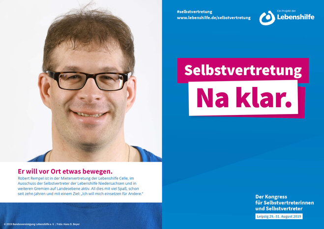 Motiv Robert Rempel Selbstvertreter-Kampagne