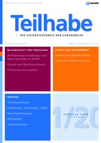 Titel Zeitschrift Teilhabe 1/2020
