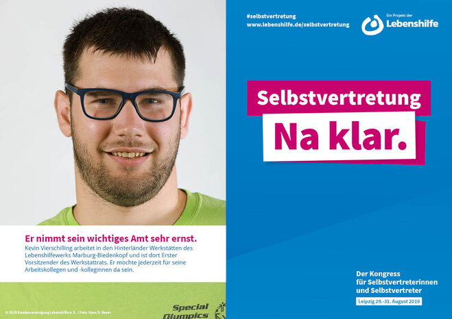 Motiv Kevin Vierschilling Selbstvertreter-Kampagne