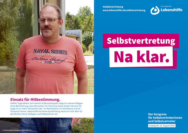 Motiv Steffen Tugendheim Selbstvertreter-Kampagne