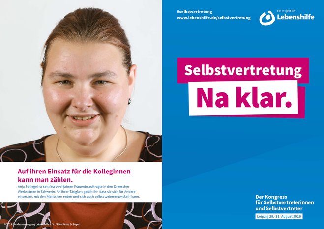 Motiv Anja Schlegel Selbstvertreter-Kampagne
