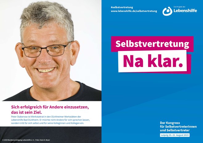 Motiv Peter Stabenow Selbstvertreter-Kampagne