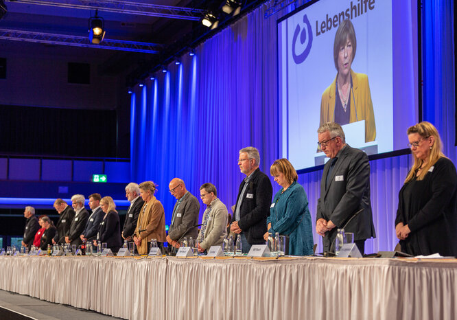 Eindrücke von der MV 2020/2021 der Lebenshilfe.
