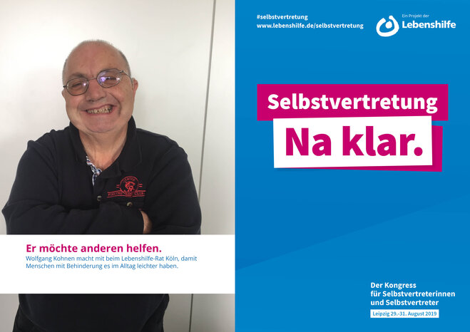 Motiv Wolfgang Kohnen Selbstvertreter-Kampagne