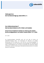 Stellungnahme SGB II-Änderungsgesetz