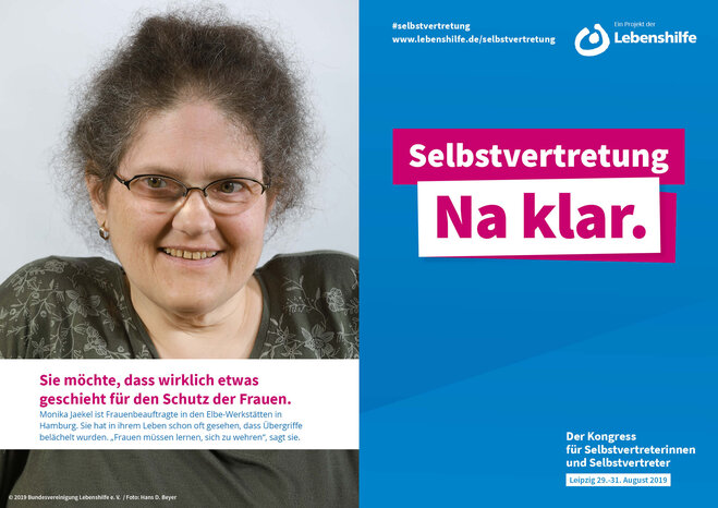 Motiv Monika Jaekel Selbstvertreter-Kampagne