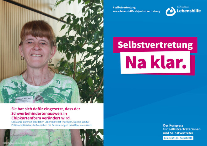 Motiv Constanze Borchert Selbstvertreter-Kampagne