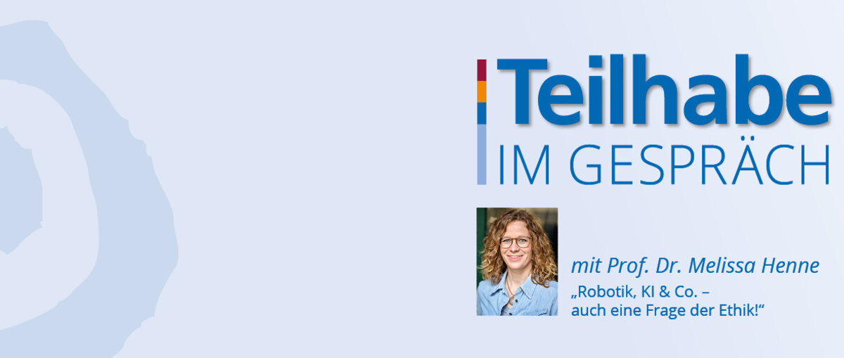 Ein Banner zur Bewerbung der Fachzeitschrift Teilhabe und ihrer Veranstaltungen.