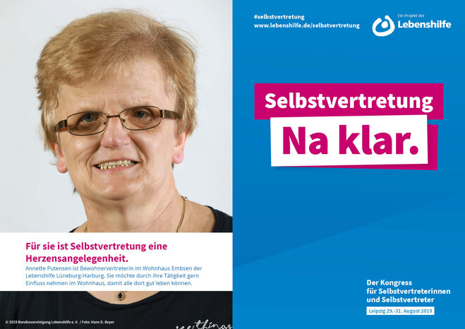 Motiv Annette Putensen Selbstvertreter-Kampagne