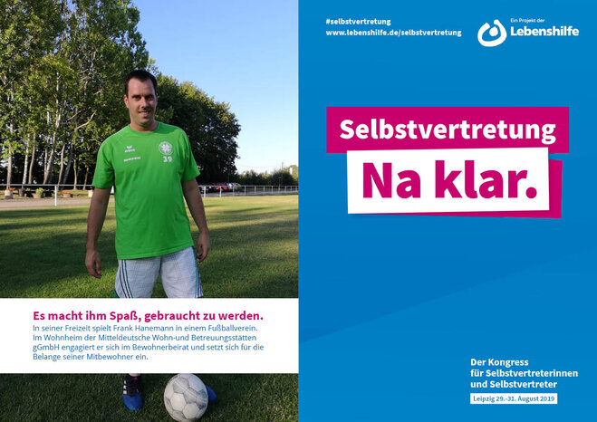 Motiv Frank Hanemann Selbstvertreter-Kampagne