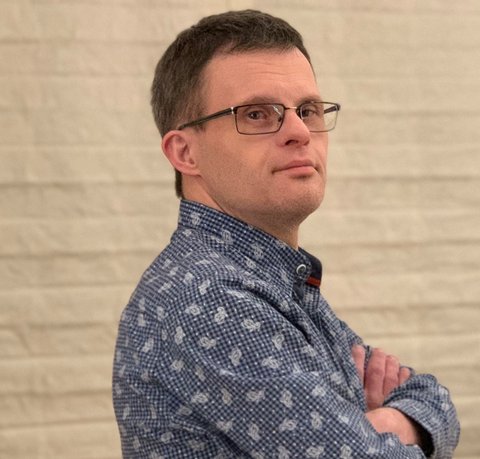 Sebastian Urbanski, Berliner Schauspieler mit Down-Syndrom und Mitglied im Bundesvorstand der Lebenshilfe