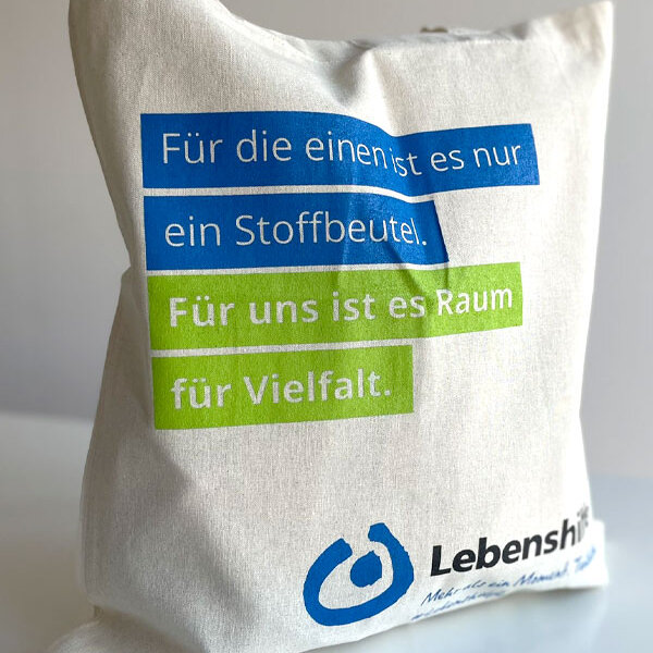 Baumwolltasche aus recycelter Baumwolle