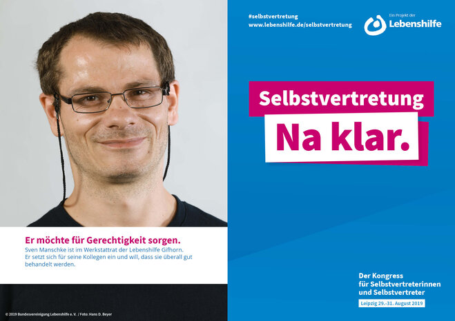 Motiv Sven Manschke Selbstvertreter-Kampagne