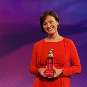 Sandra Maischberger mit dem BOBBY-Preis
