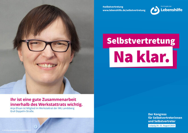 Motiv Anja Ehsan Selbstvertreter-Kampagne