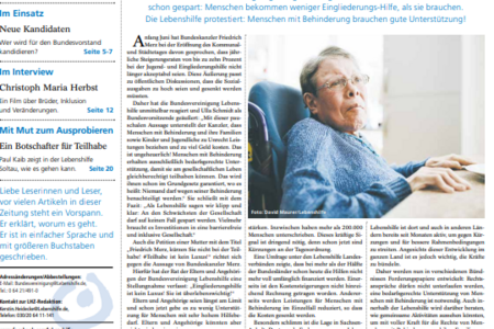 Ausschnitt der Titelseite Ausgabe LHZ 3.2025