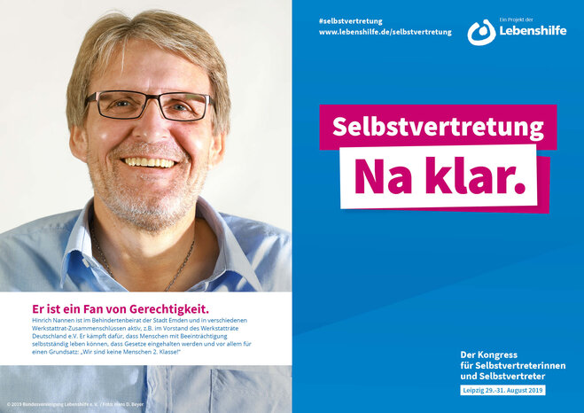 Motiv Hinrich Nannen Selbstvertreter-Kampagne